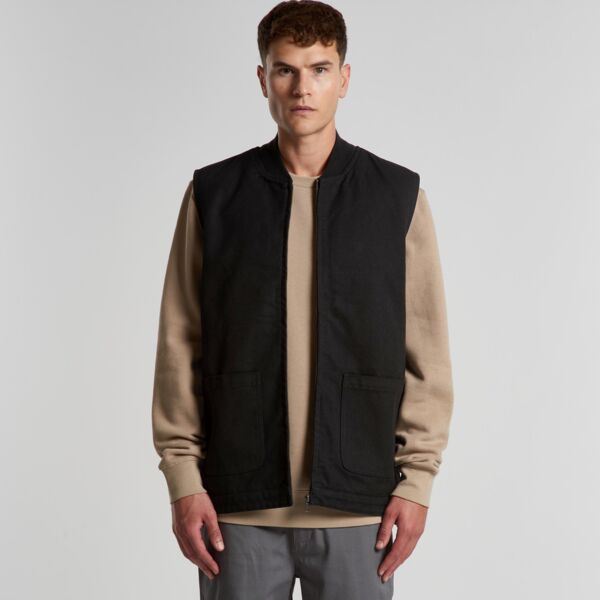 Mens Canvas Heavy Vest Thumbnail